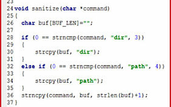 [Translate to deutsch:] Cleaning for the code